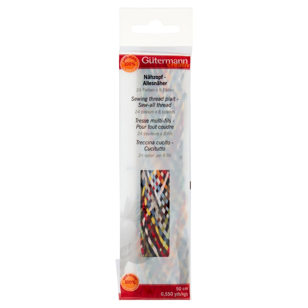 Treccia Cucitutto 24 Colori Con 8 Fili Con Ago Gutermann - Foto 1