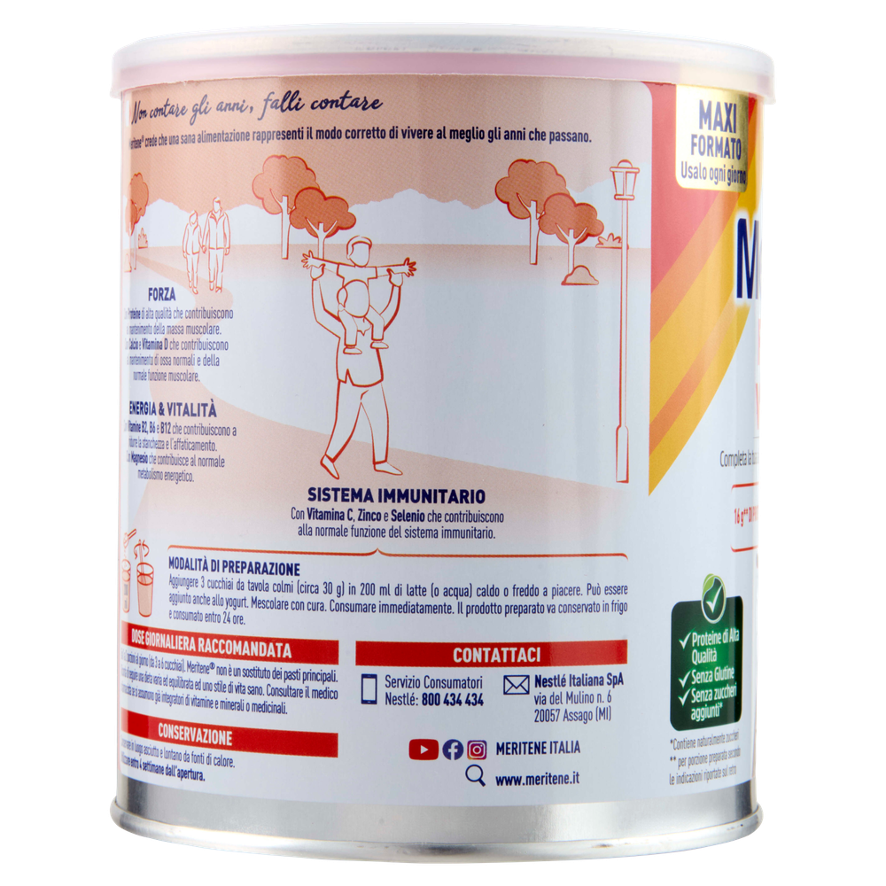 Meritene Forza E Vitalità Gusto Cioccolato 390g - Foto 2