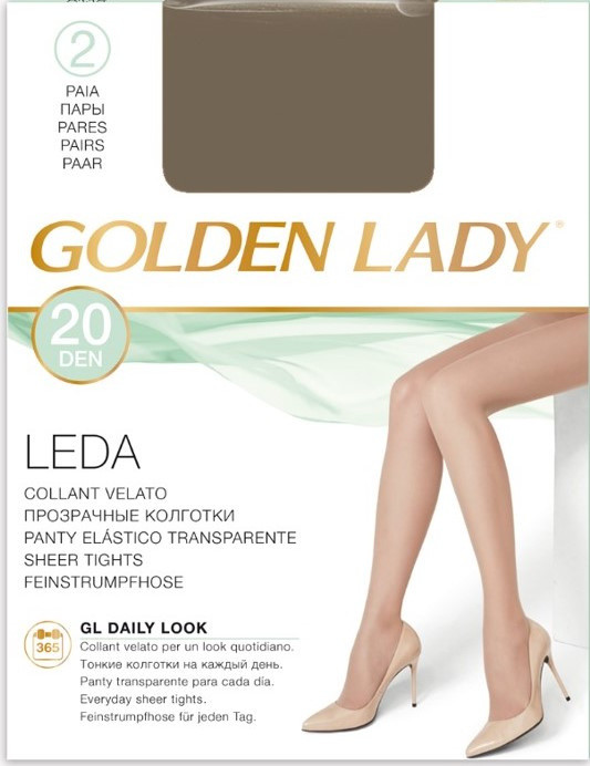 Collant Leda Tg 2 Castoro 20 Denari Conf 2 Golden Lady - Foto 1