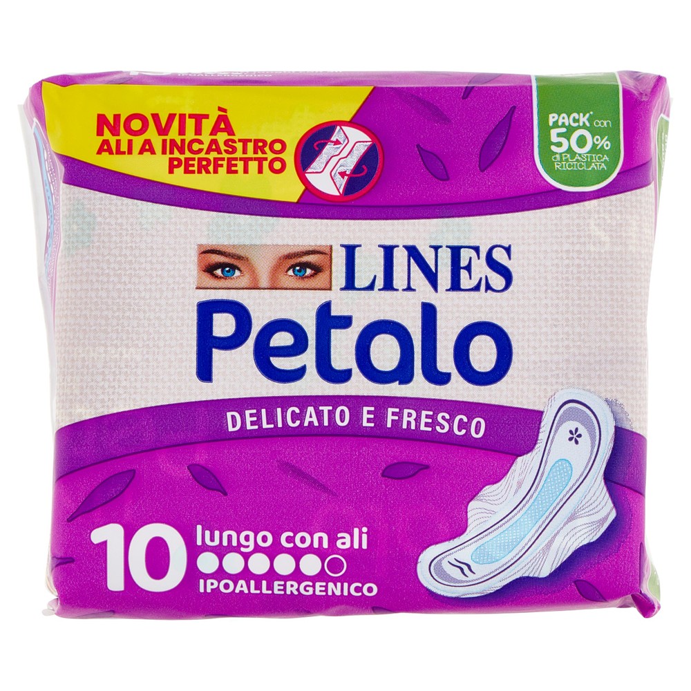 Assorbenti Ultra Lungo Con Ali Lines Petalo - Foto 1