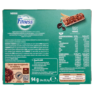 Barrette Cookies&Cream Biscotti E Cioccolato Bianco 4x23,5g Fitness - Foto 3