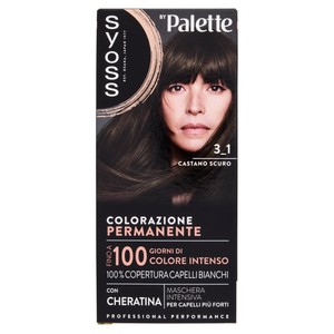 Colorazione Capelli 3.1 Castano Scuro Syoss By Palette - Foto 1