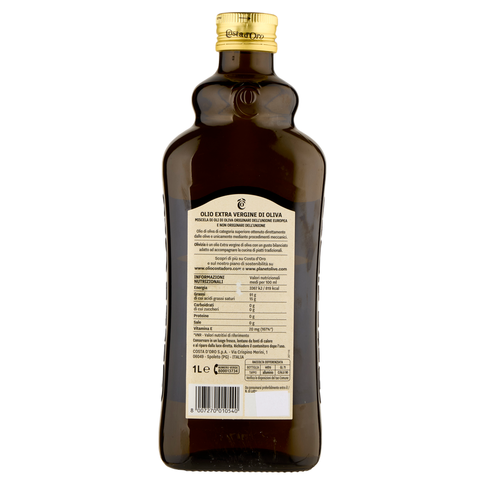 Olio Extravergine Olivizia Costa D'oro - Foto 3