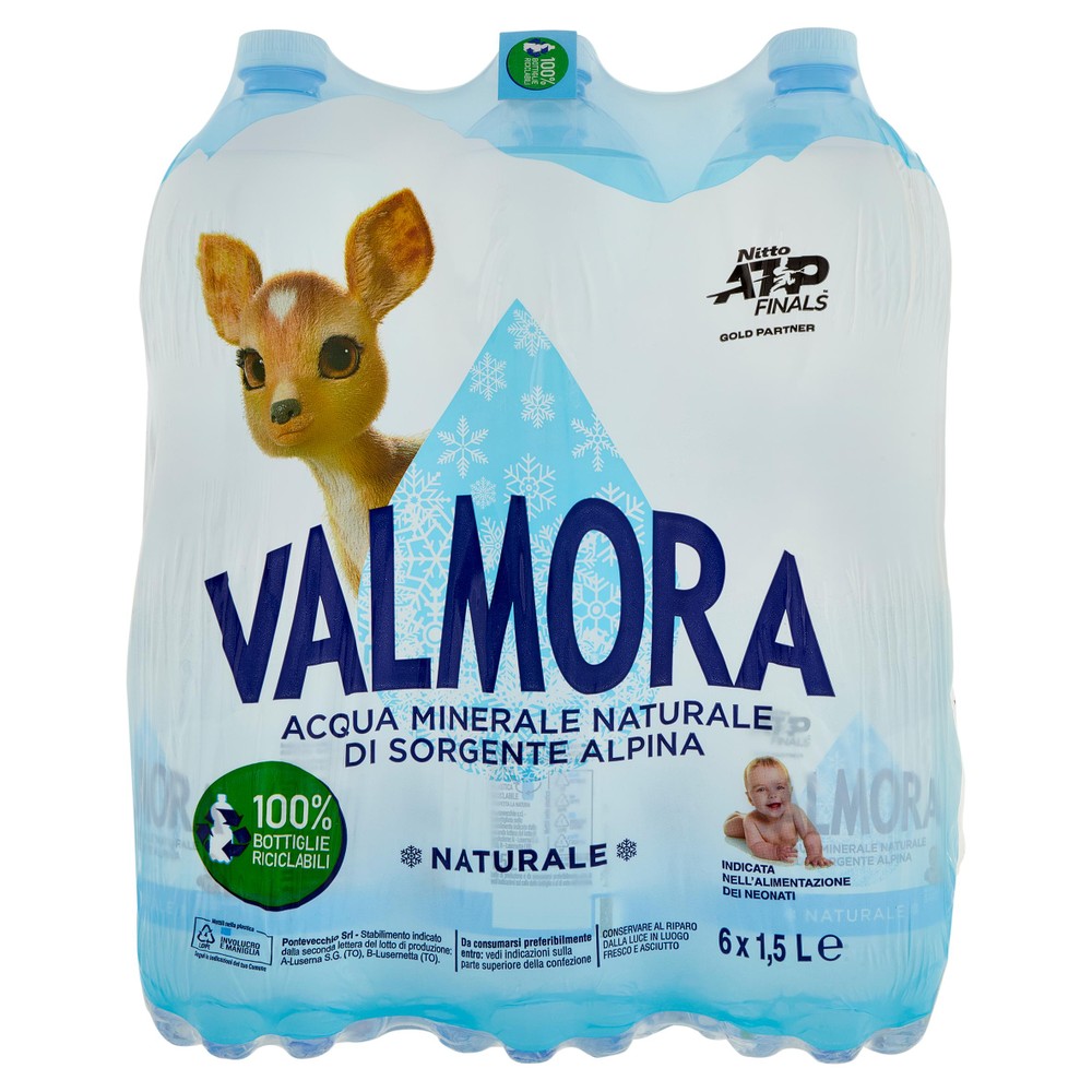 Acqua Naturale Valmora 6 Da L 1,5