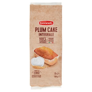 Plum Cake Integrali Allo Yogurt Magro 6x33g Bennet - Foto 1