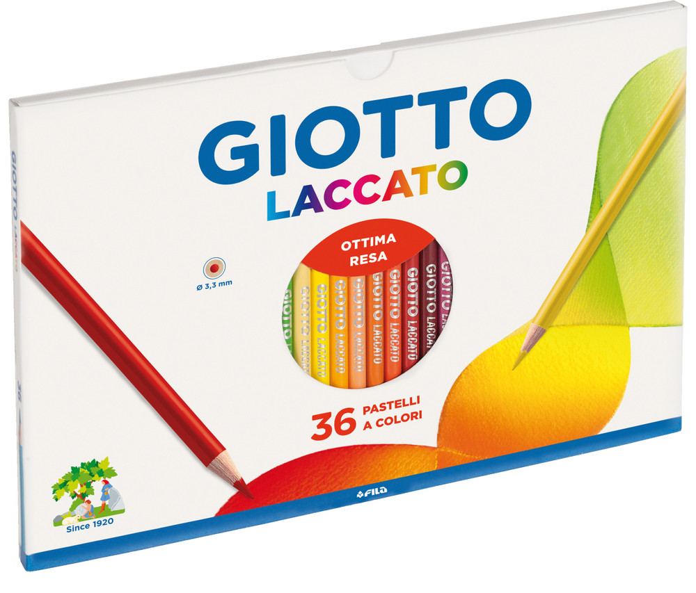 Pastelli Tondi Ast. 36 Pz Laccato Giotto