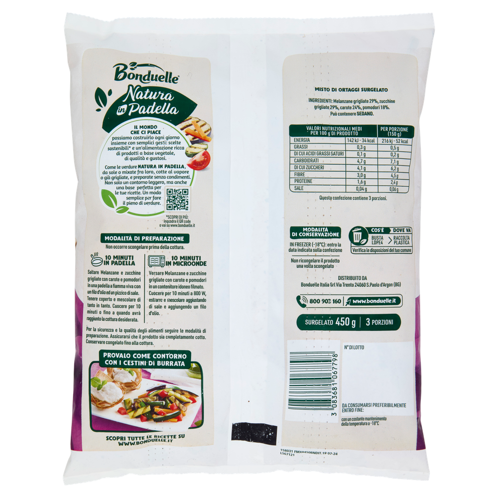 Melanzane E Zucchine Grigliate Con Carote E Pomodori Bonduelle - Foto 3