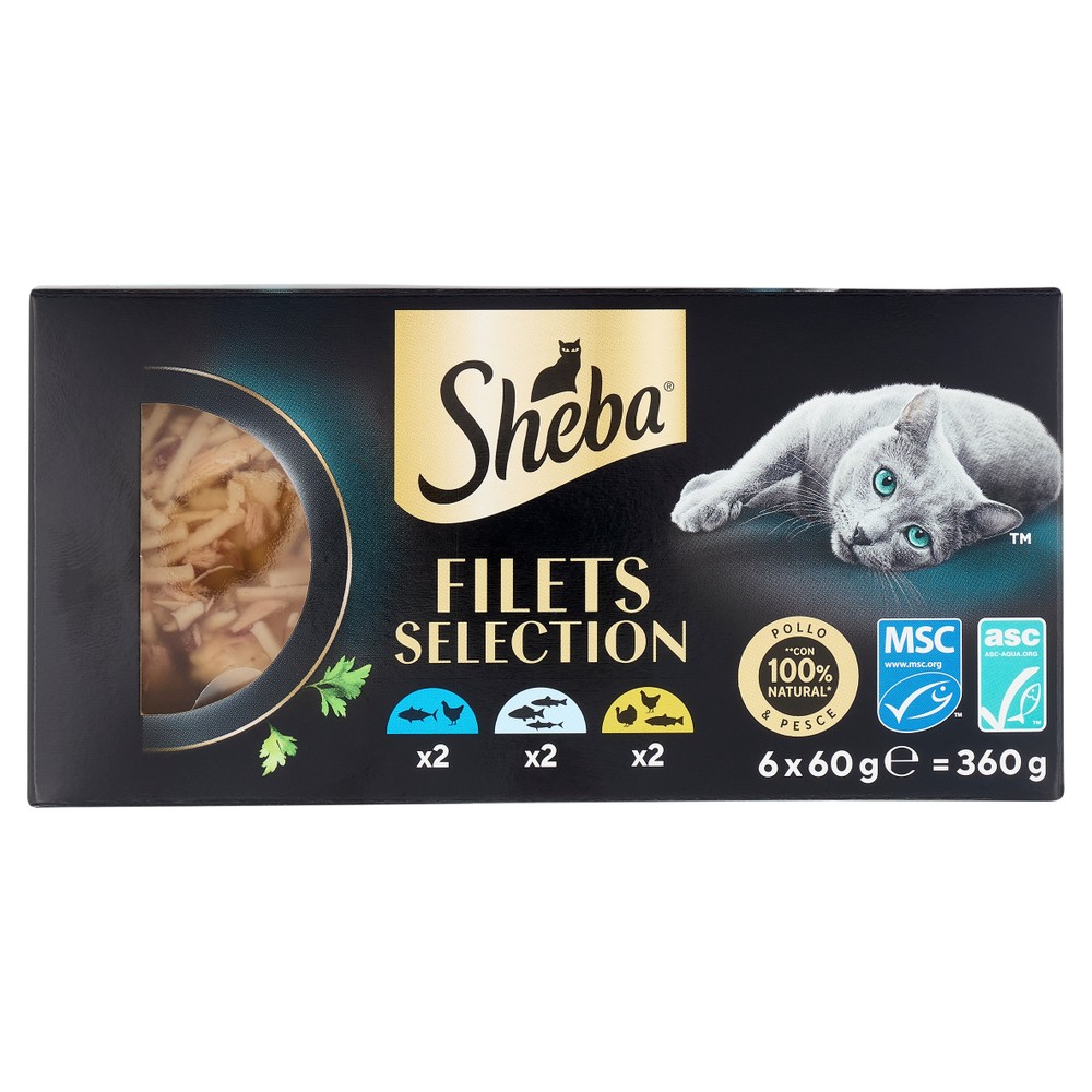 Filets Pesce Salmone Tonno Conf. Da 6 Sheba - Foto 1