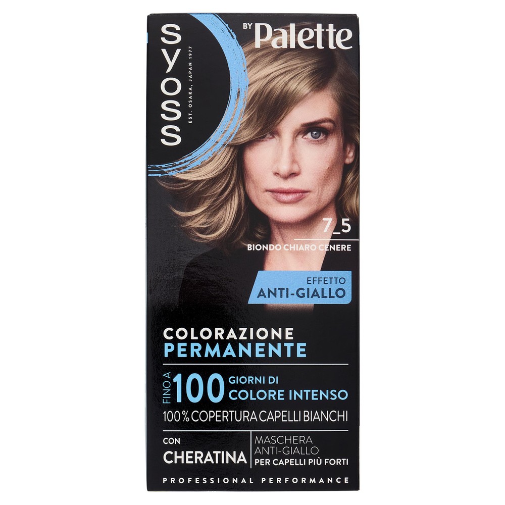 Colorazione Capelli Syoss By Palette Base Cool 7.5 Biondo Chiaro - Foto 1