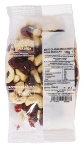 Cashew Mix Anacardi E Mirtilli Rossi Essicati Gilli - Foto 3