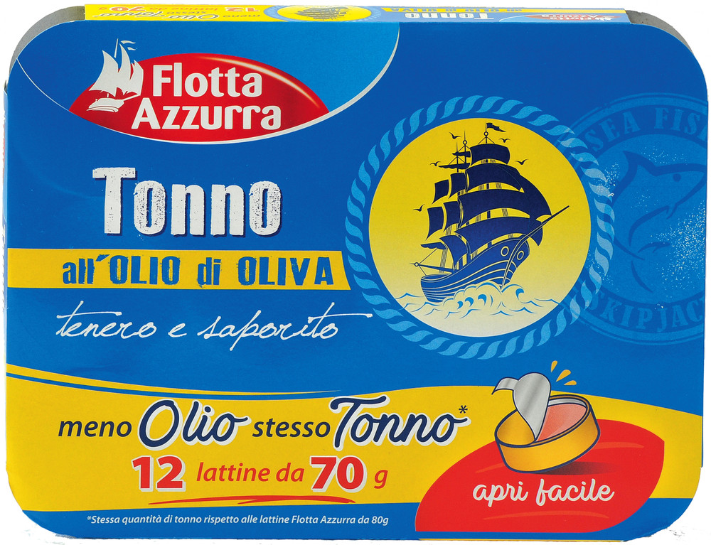 Tonno In Scatola 12x70g Flotta Azzurra - Foto 1