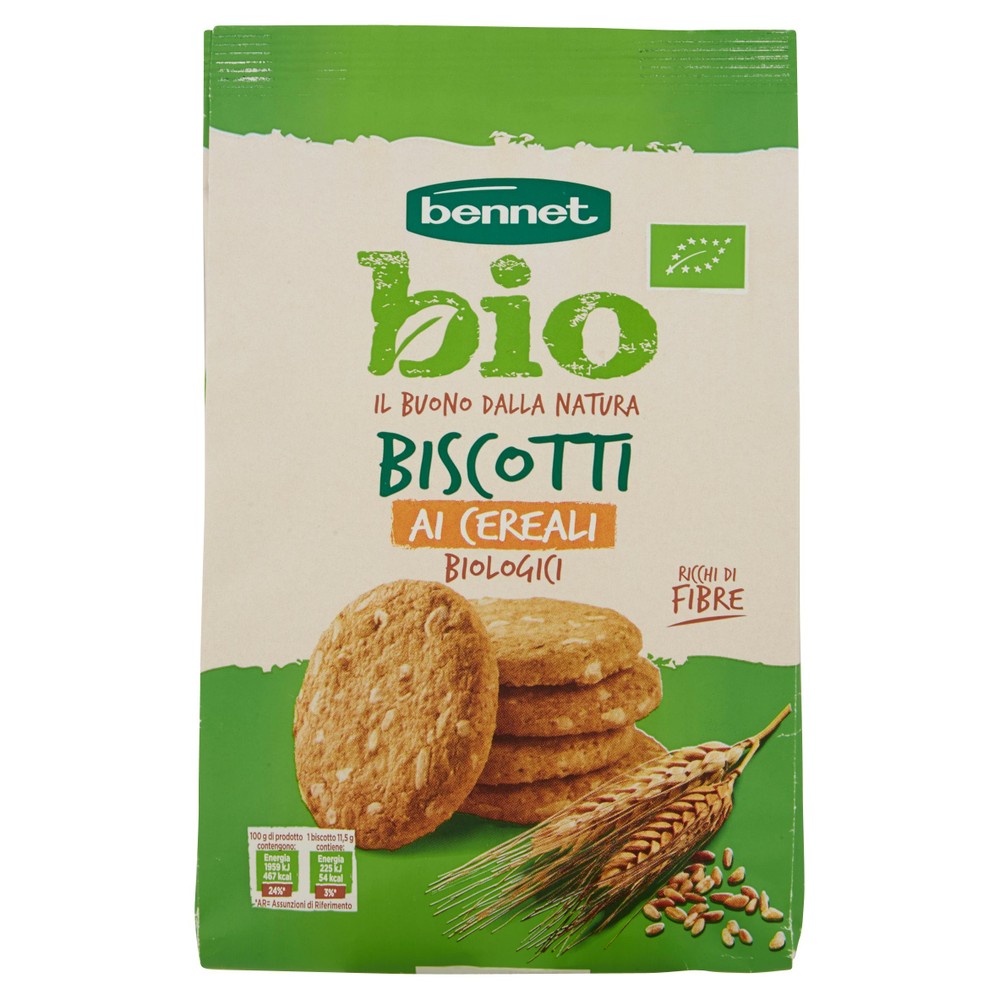 Biscotti Ai Cereali Biologicii 26x11,5g Bennet Bio - Foto 1