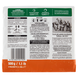 Caffè Macinato Aromadicasa Per Moka 2x250g Caffè Vergnano 1882 - Foto 3
