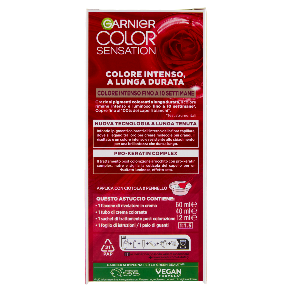 Colorazione Capelli Color Sensation 5.0 Castano Chiaro Garnier - Foto 3