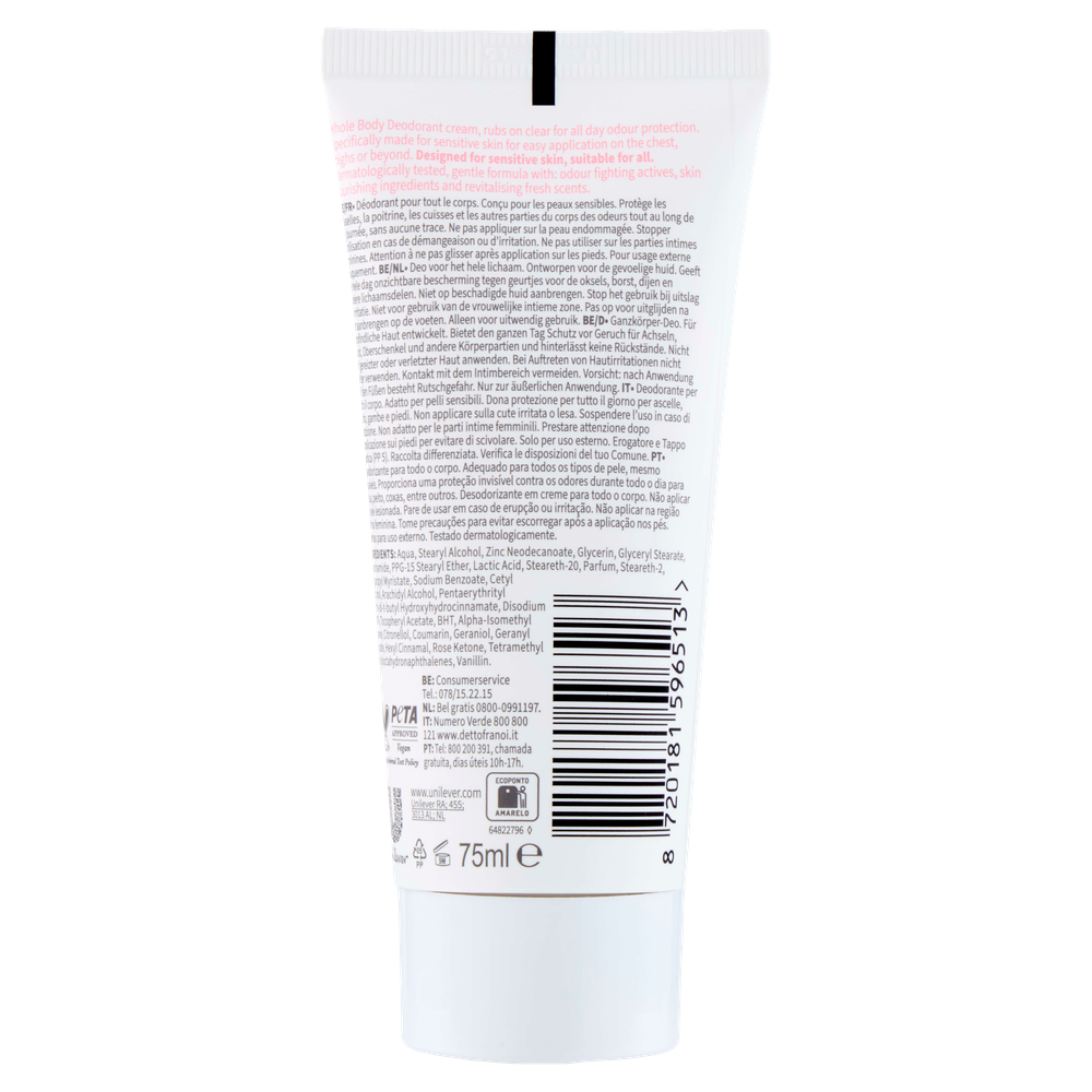Deodorante Crema Corpo Lampone E Rosa Dove - Foto 3