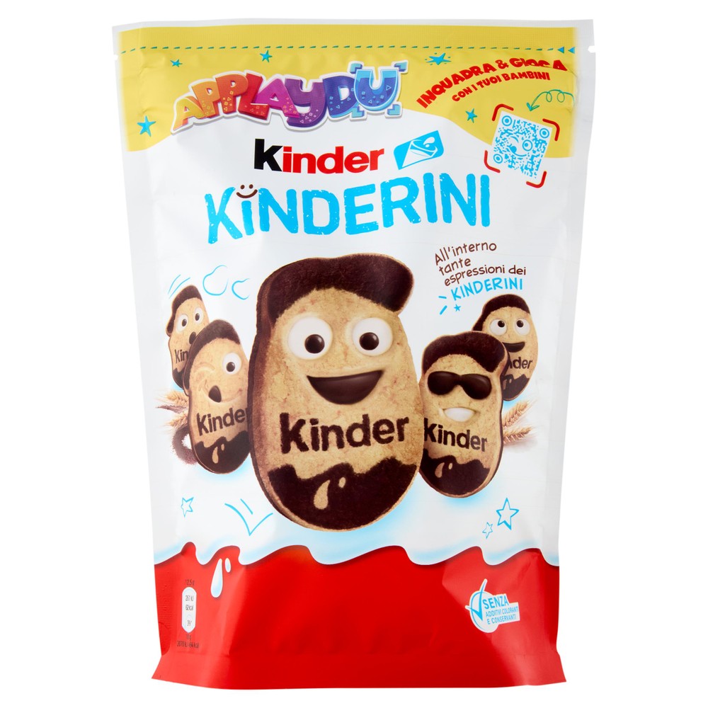 Biscotti Frollini Kinderini Al Latte E Cacao 20x11,25g Kinder - Foto 1