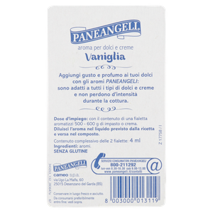 Aroma Vaniglia In Fialetta Senza Glutine Paneangeli