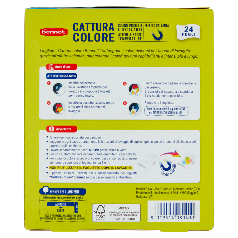 Foglietti Cattura Colore Bennet Conf. Da 24 - Foto 3
