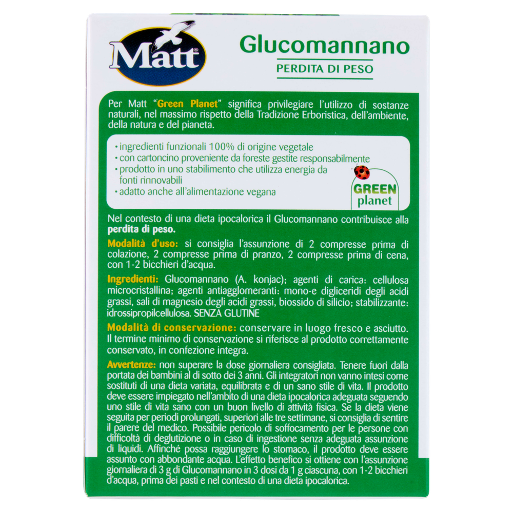 Matt Glucomannano Compresse Pz 60 - Foto 3