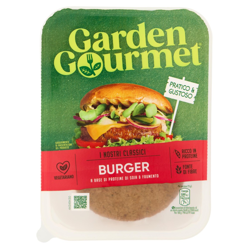 Burger Vegetariano Di Soia Saporito 2 Pezzi - Foto 1