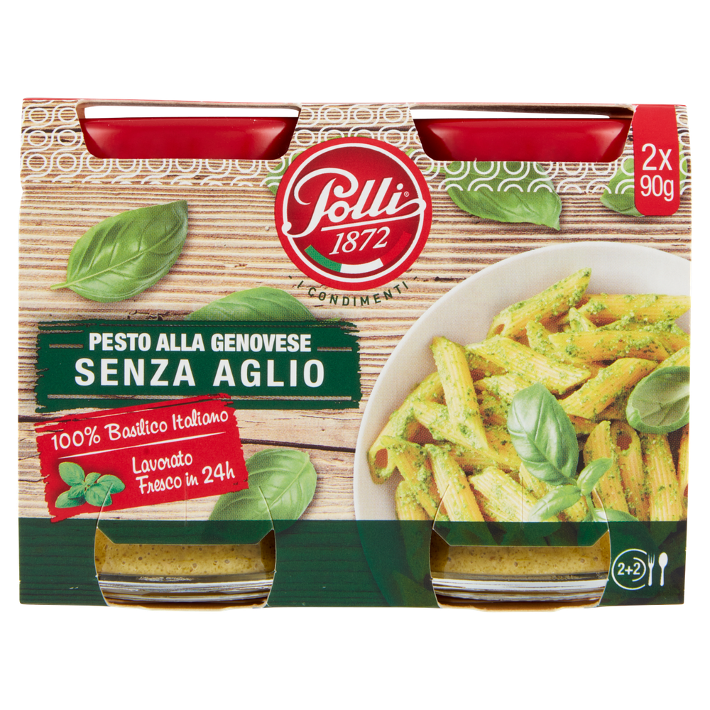 Pesto Alla Genovese Senza Aglio 2x90g Polli - Foto 3