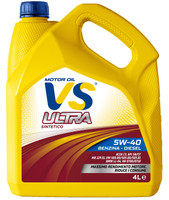 Olio Lubrificante Per Auto Vs Ultra 5 w 40 L . 4 Olio Lubrificante Per Auto Vs Ultra 5 w 40 L . 4