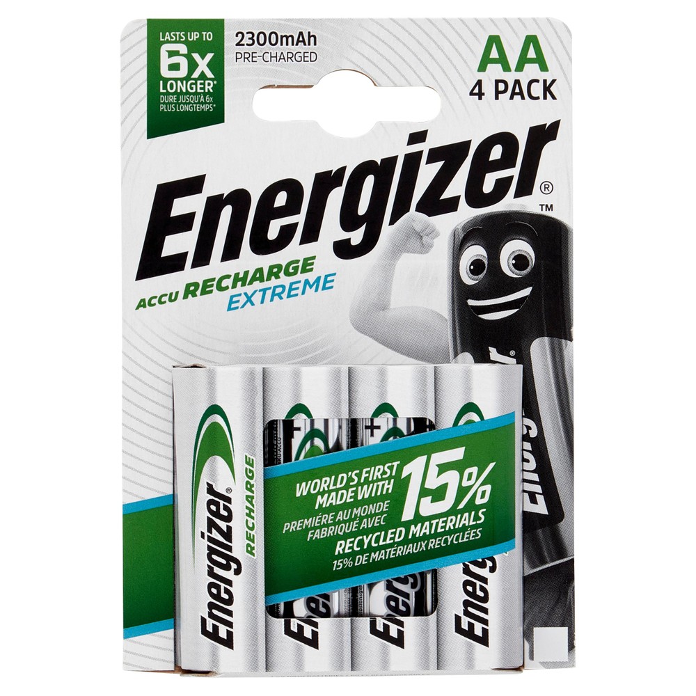 4 Pile Stilo Aa Extreme Precaricate 2300 Mah Energizer - Foto 1