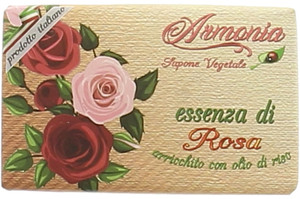 Saponetta Vegetale Rosa Armonia