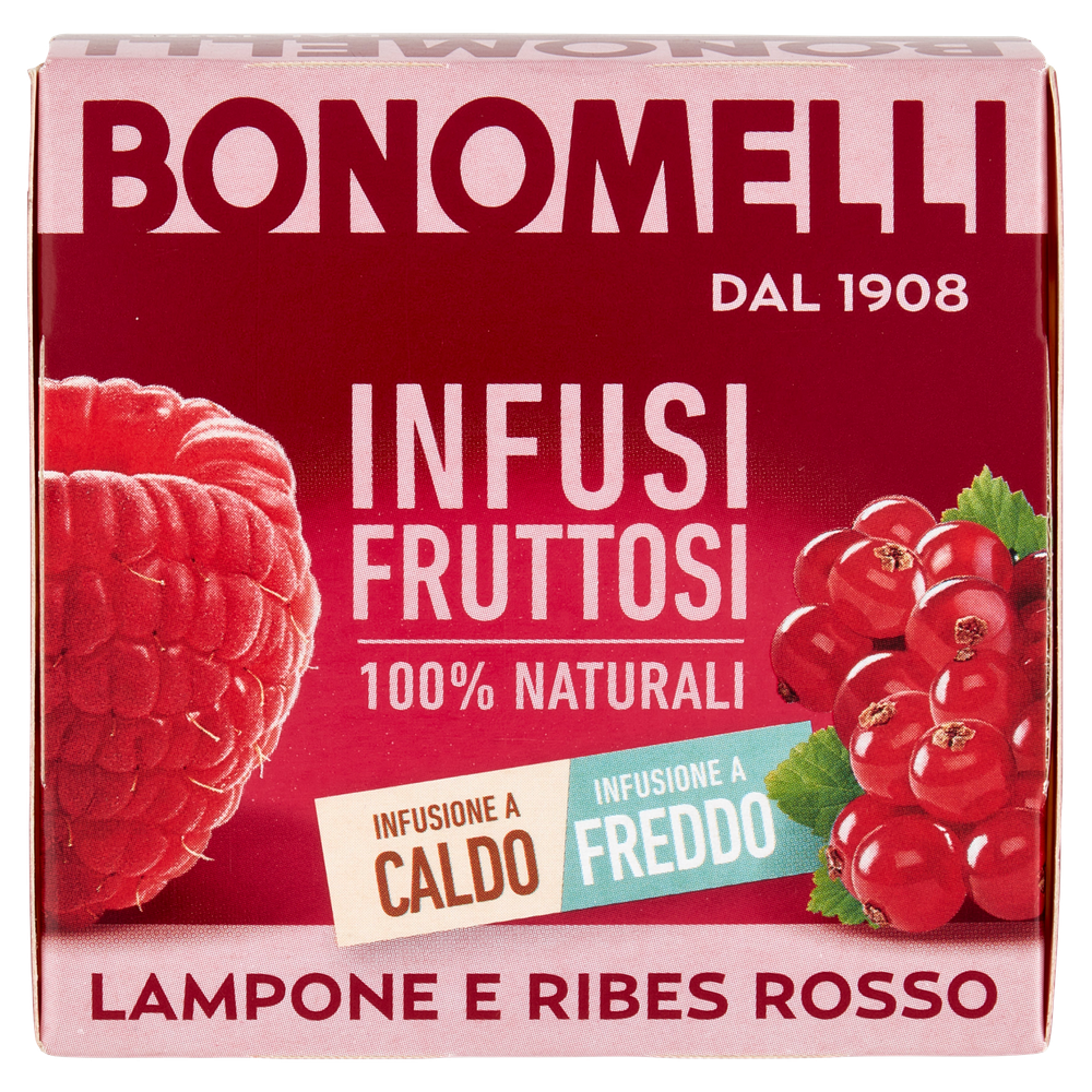 Infuso Fruttosi 100% Naturali Lampone E Ribes Rosso 12x2g Bonomelli - Foto 3