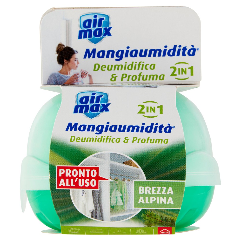 Mini Kit Deo Per Piccoli Spazi Fragranza Brezza Alpina 40g Air Max