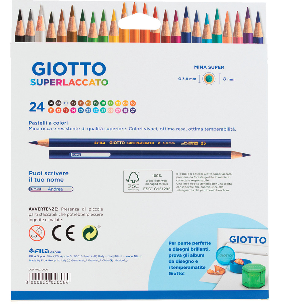 Pastelli Tondi Superlaccato Giotto - Foto 3