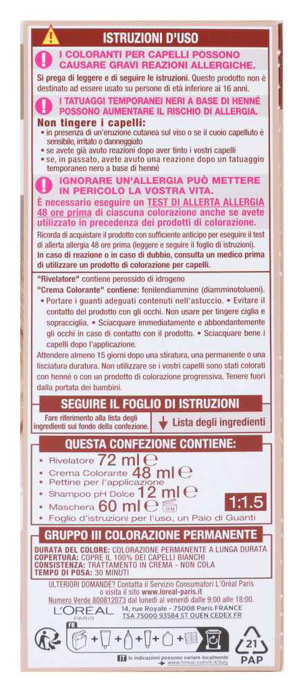 Colorazione Capelli Biondo Chiaro Nude 8u Excellence - Foto 2