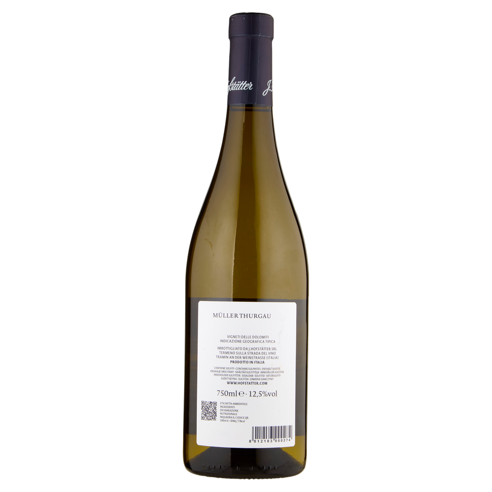 Vino Bianco Muller Thurgau Alto Adige Hofstatter - Foto 3