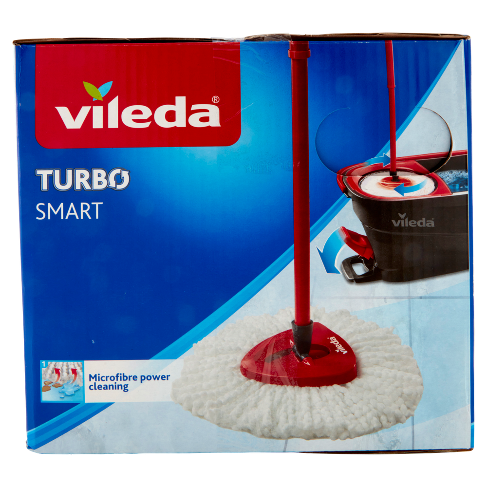 Sistema Lava-Pavimenti Con Fiocco In Microfibra Vileda Turbosmart - Foto 2