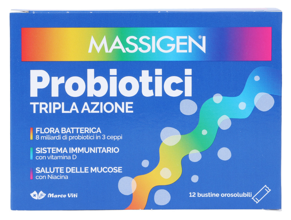 Massigen Probiotici Bustine Orosolubili - Foto 1