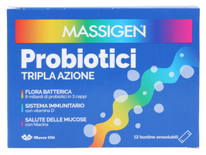 Massigen Probiotici Bustine Orosolubili - Foto 1