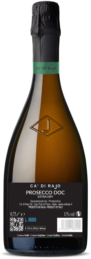 Prosecco Doc Extra Dry Ca' Di Rajo - Foto 3