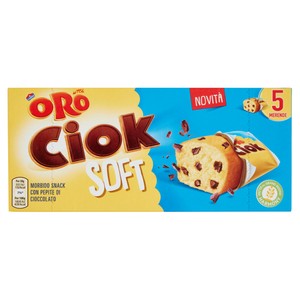 Merendine Oro Ciok Con Gocce Di Cioccolato 5x30g Oro Saiwa - Foto 1