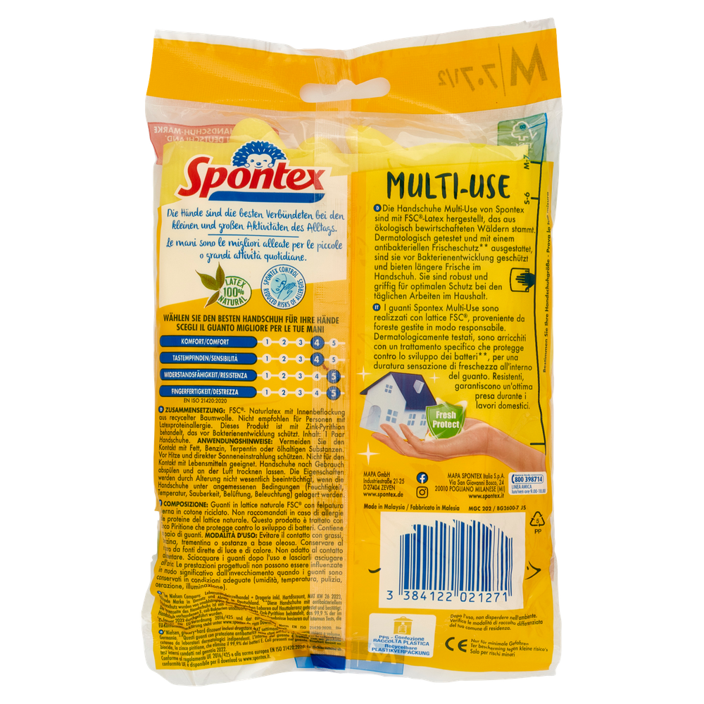 Guanti Felpati In Lattice Milleusi Spontex - Foto 3