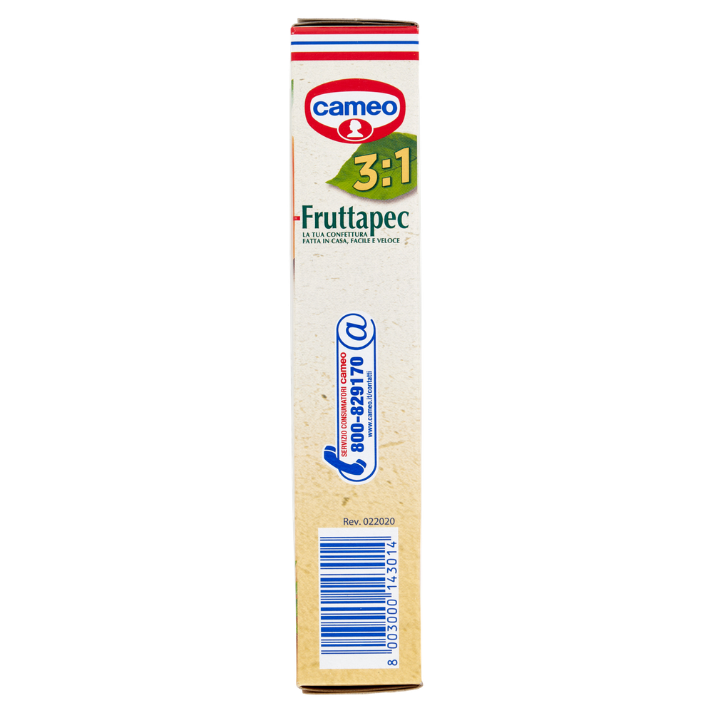 Preparato Per Confetture Fruttapec 3:1 Gusto Intenso 2x25g Cameo - Foto 2