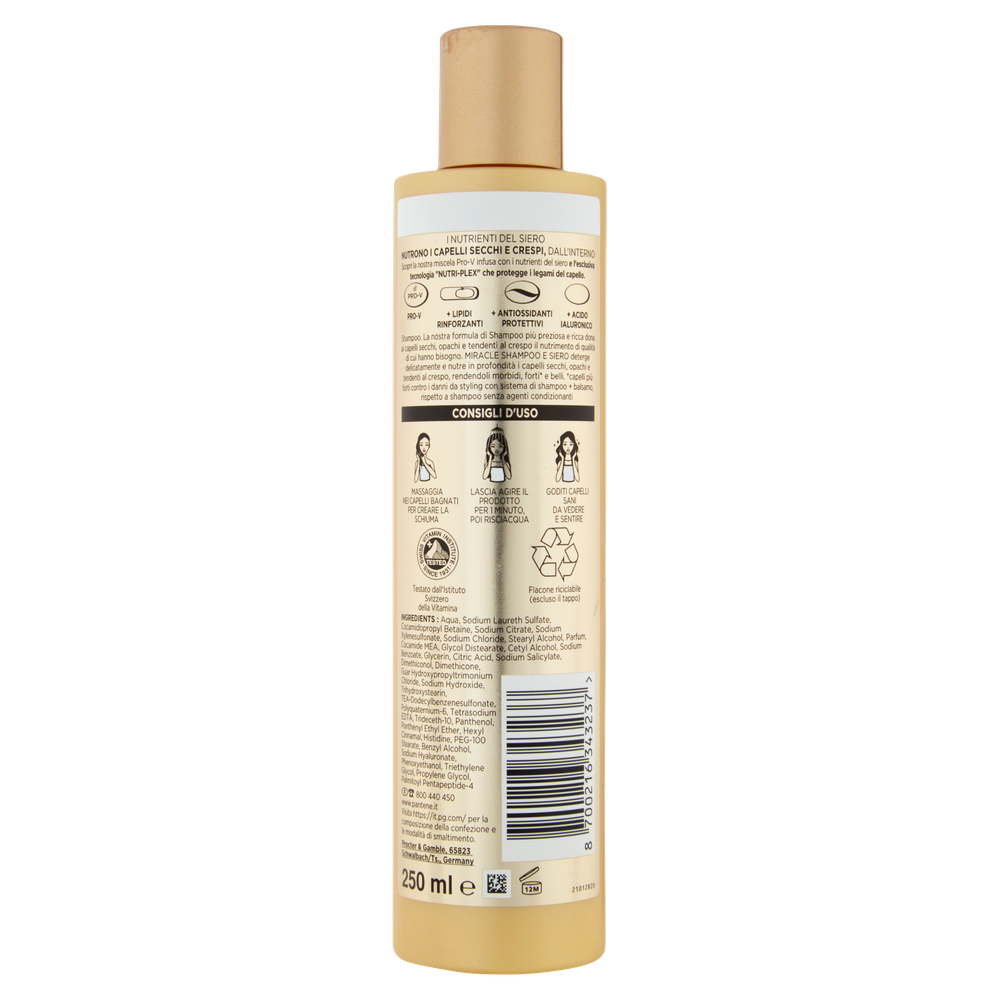 Shampoo Capelli Lisci Effeto Seta Miracle Pantene - Foto 3