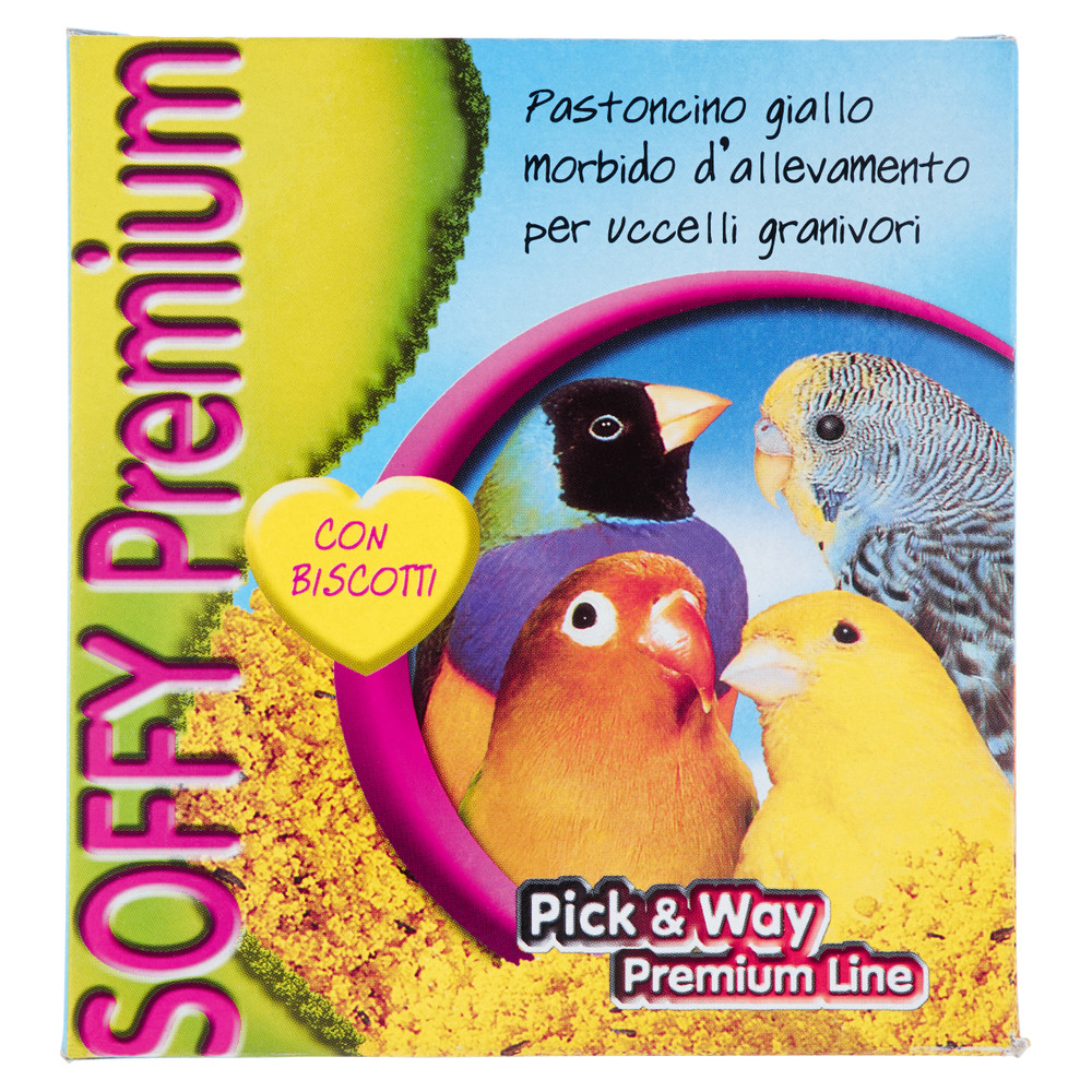 Mangime Per Uccelli Pasta Soffy Giallo - Foto 1