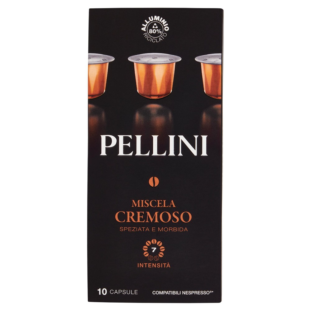 Caffè Miscela Cremoso Capsule Compatibili Nespresso 10pz Pellini - Foto 1