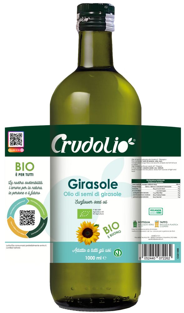 Olio Di Semi Di Girasole Biologico Crudolio - Foto 2