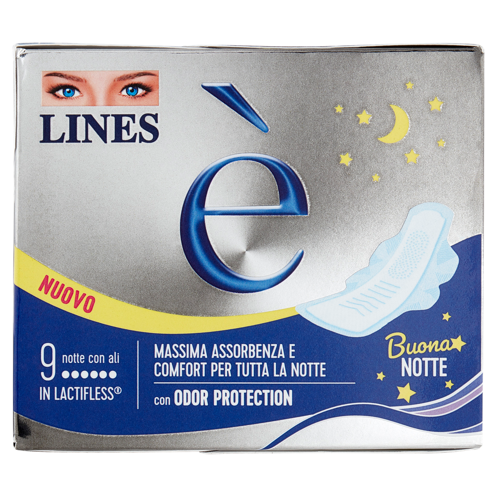 Assorbenti Notte Con Ali Lines E'