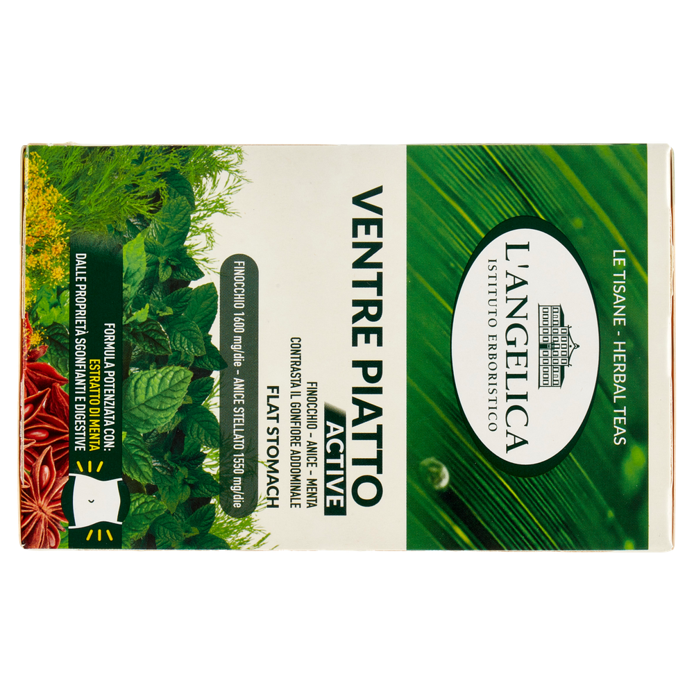 Tisana Ventre Piatto Sgonfiante Con Estratto Di Menta 18x2g L'angelica - Foto 3