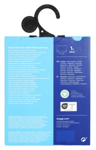 Slip Maxi Donna Linea Pure Comfort XL Nero Sloggi - Foto 3