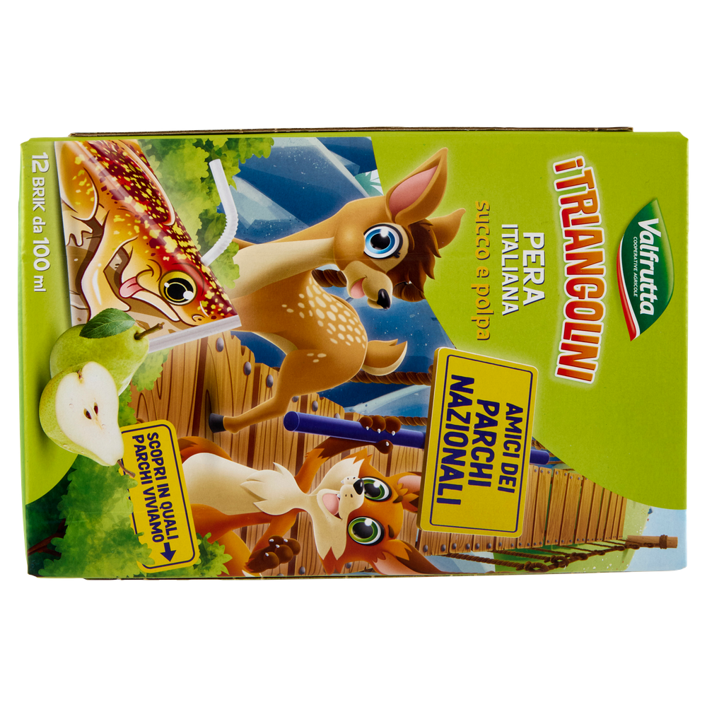 Succo E Polpa Alla Pera I Triangolini 12x100 Ml. Valfrutta - Foto 3