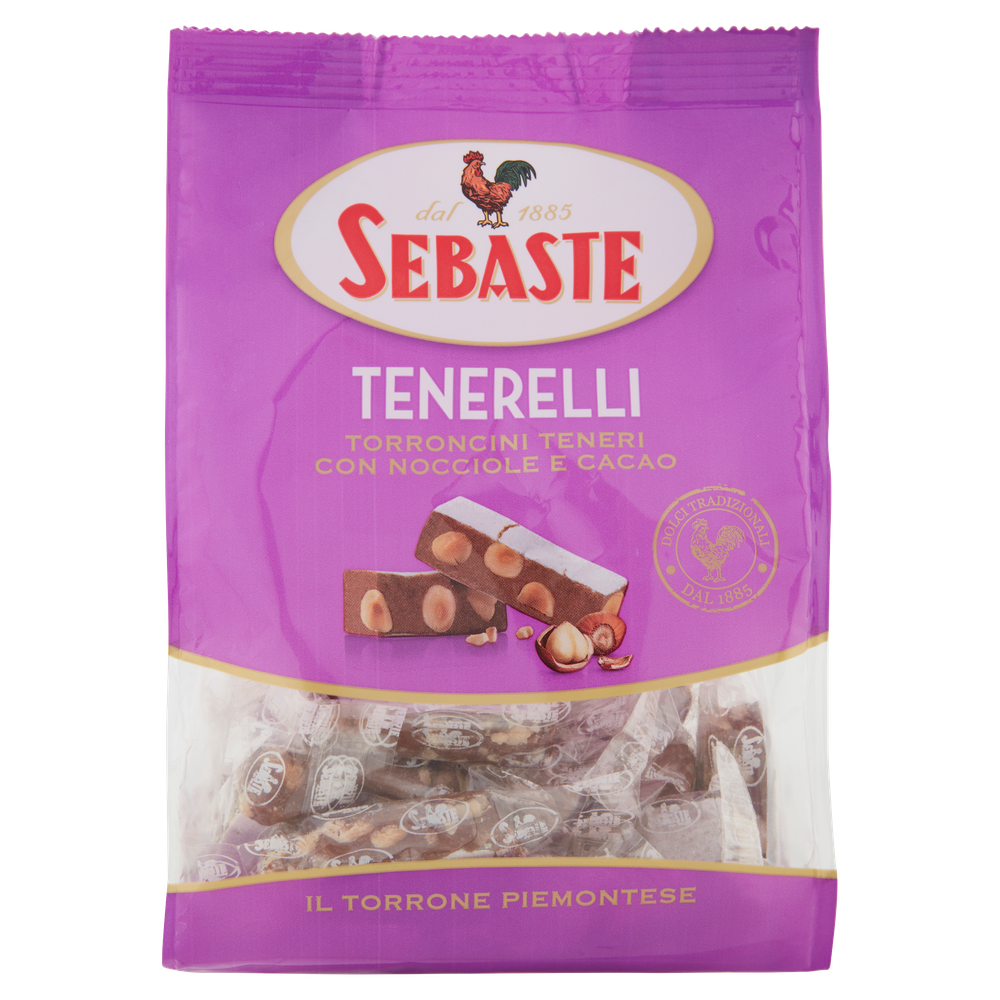Torroncini Tenerelli Sebaste Nocciole e Cacao | Bennet Online