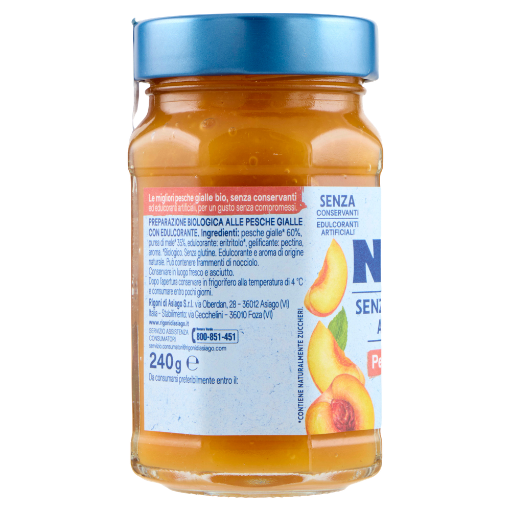 Natu' Pesche Bio Senza Zuccheri Aggiunti Rigoni Di Asiago - Foto 2